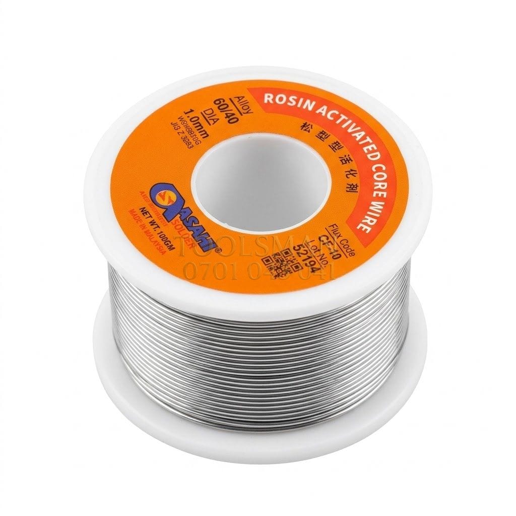 generic Asahi 60/40 Rosin Core Soldering Wire 1.0mm 100g solder — tool accessories, available in Nairobi