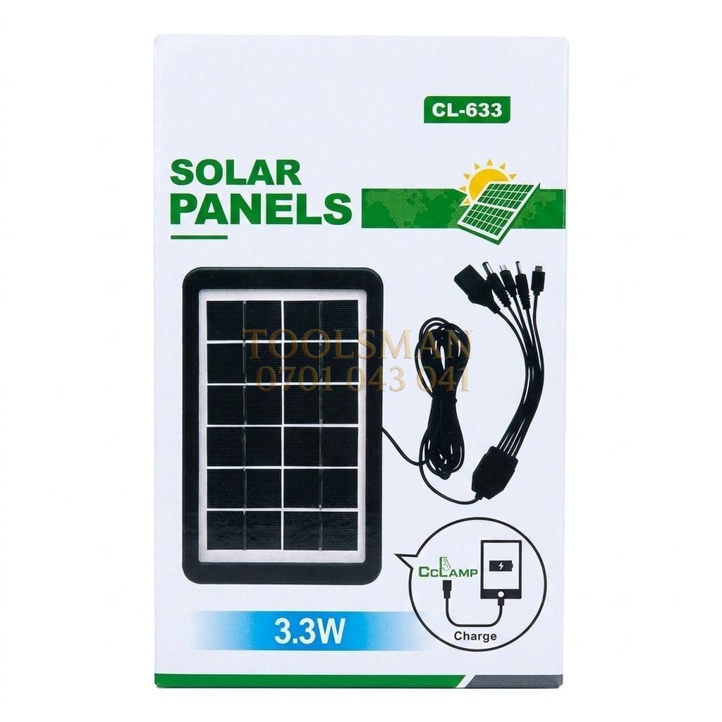 generic CcLamp CL-633 Portable 3.3W Solar Panel Phone Charger — solar panels, available in Nairobi
