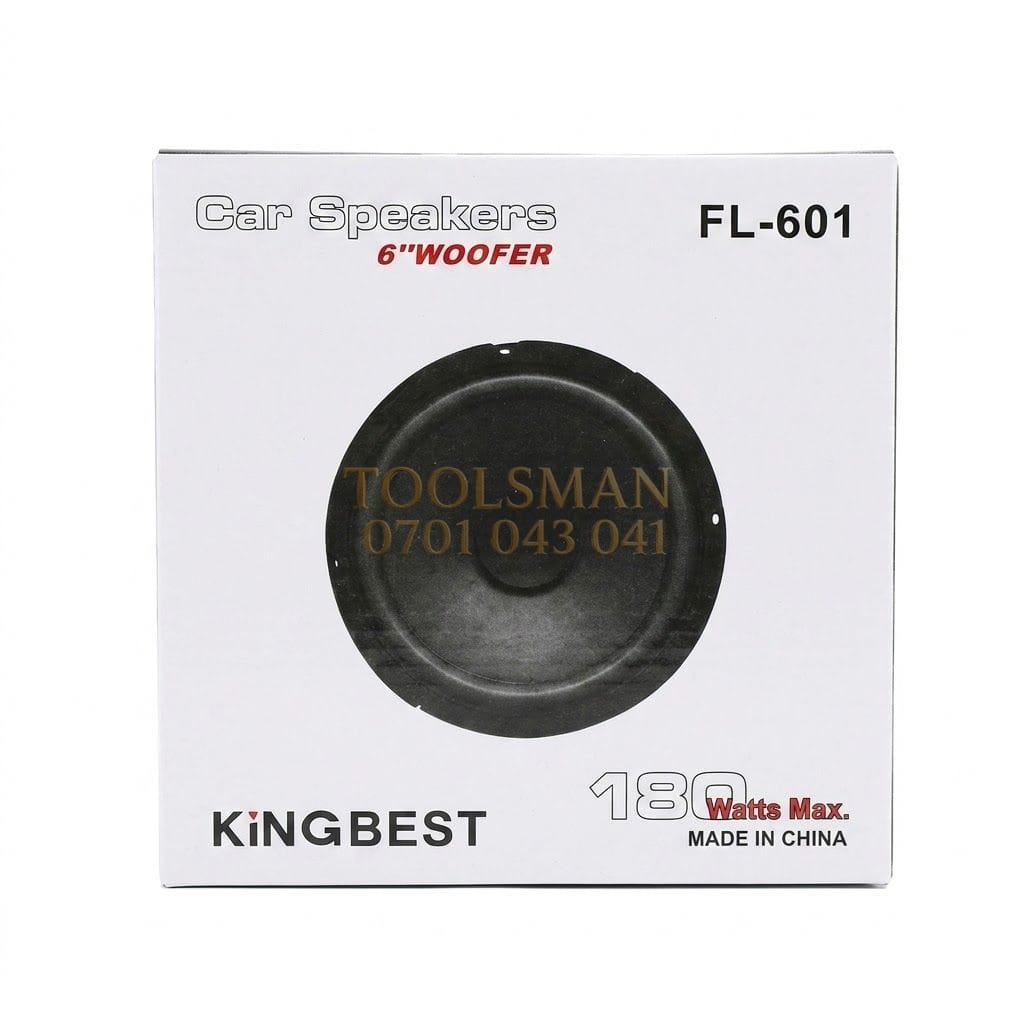 generic Kingbest FL-601 6" Car Speaker 180W Max Heavy Duty Audio Woofer — car speakers tweeters, available in Nairobi