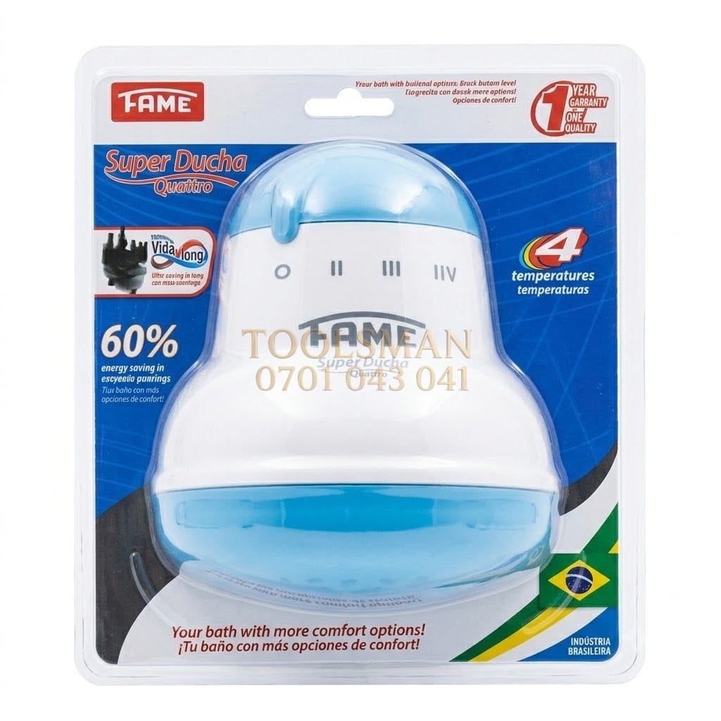 generic FAME Super Ducha Quattro Instant Shower for Salty & Borehole Water — shower heads, available in Nairobi