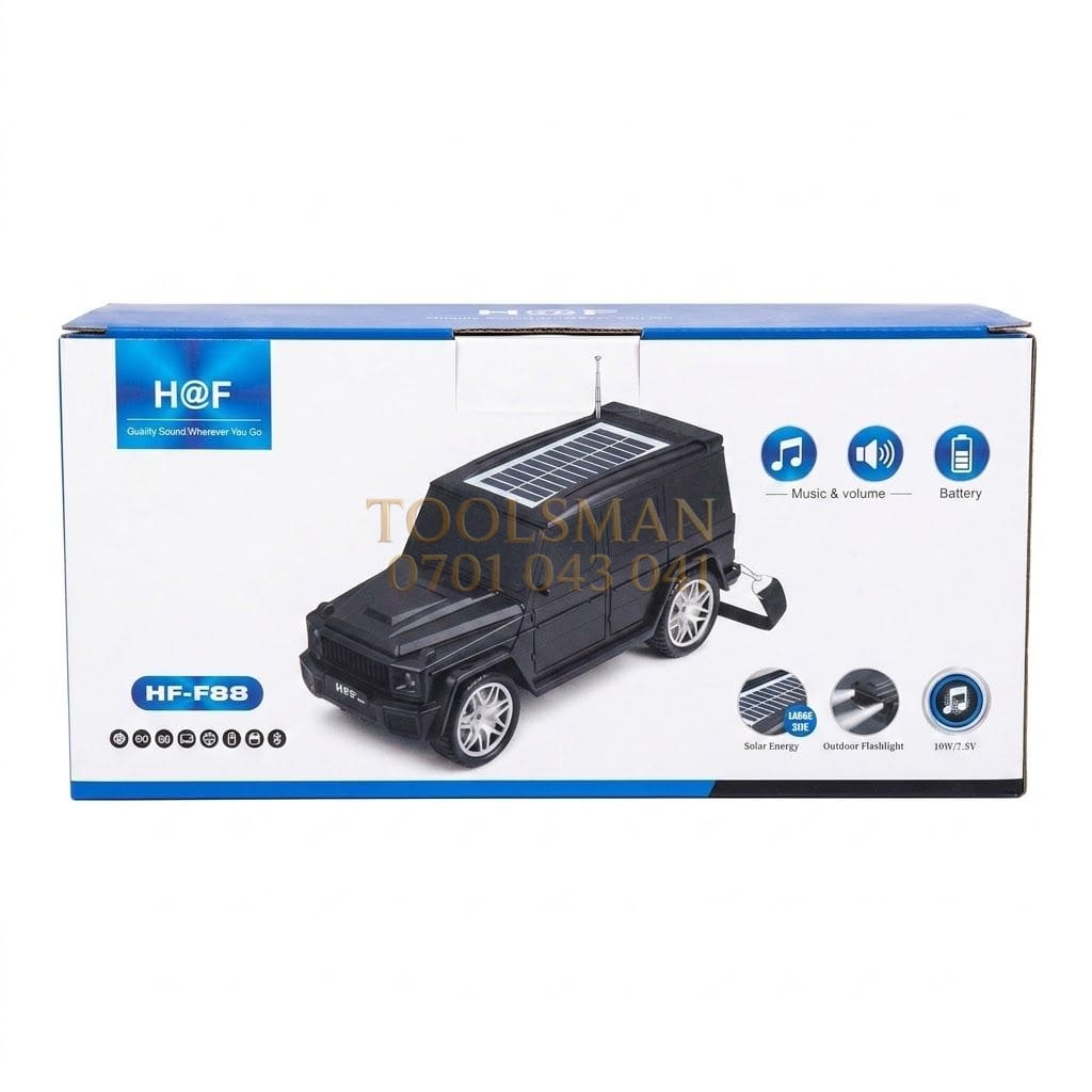 generic H@F HF-F88 G-Wagon Solar Wireless Bluetooth Speaker — bluetooth portable speakers, available in Nairobi