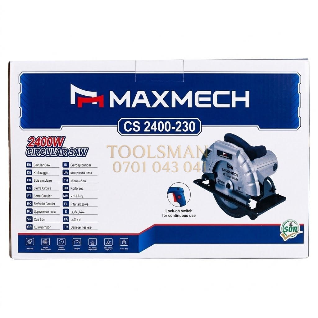 generic Heavy Duty 2400W 9 " Electric Circular Saw Maxmech CS 2400-230 — grinders saws, available in Nairobi