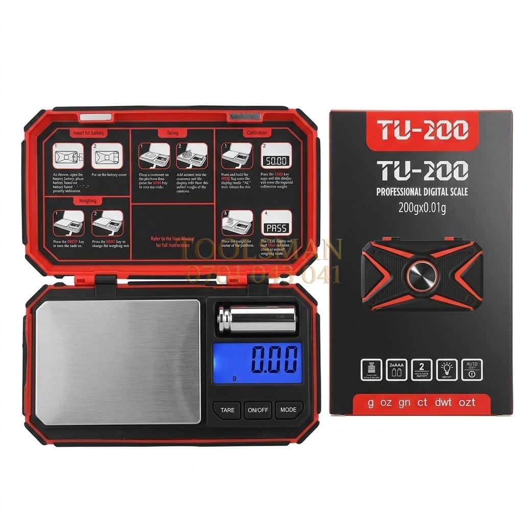 generic TU-200 Professional Digital Pocket Scale 200g x 0.01g — weighing scales, available in Nairobi