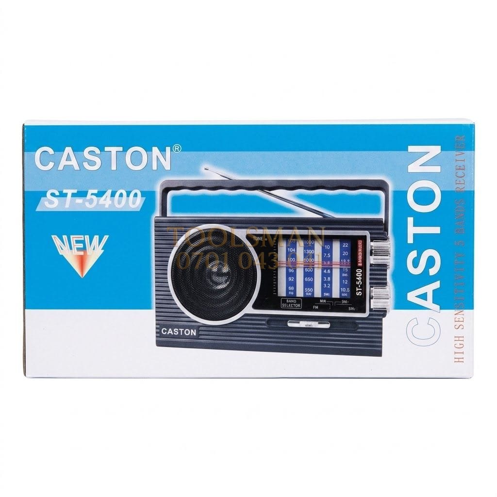 generic Caston ST-5400 5-Band Portable Radio – High Sensitivity AC/DC Receiver — bluetooth portable speakers, available in Nairobi