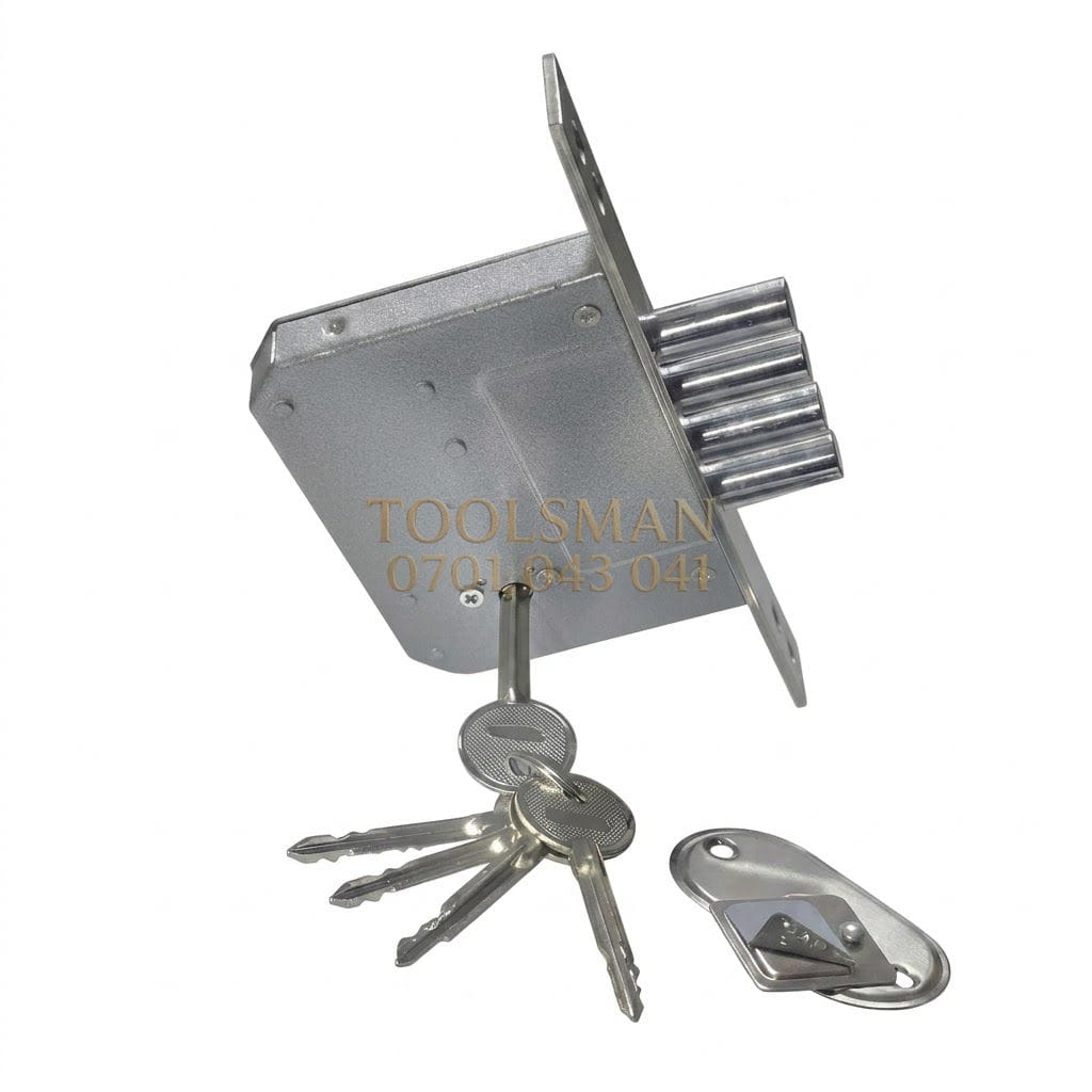 4-bolt steel security deadlock with keys