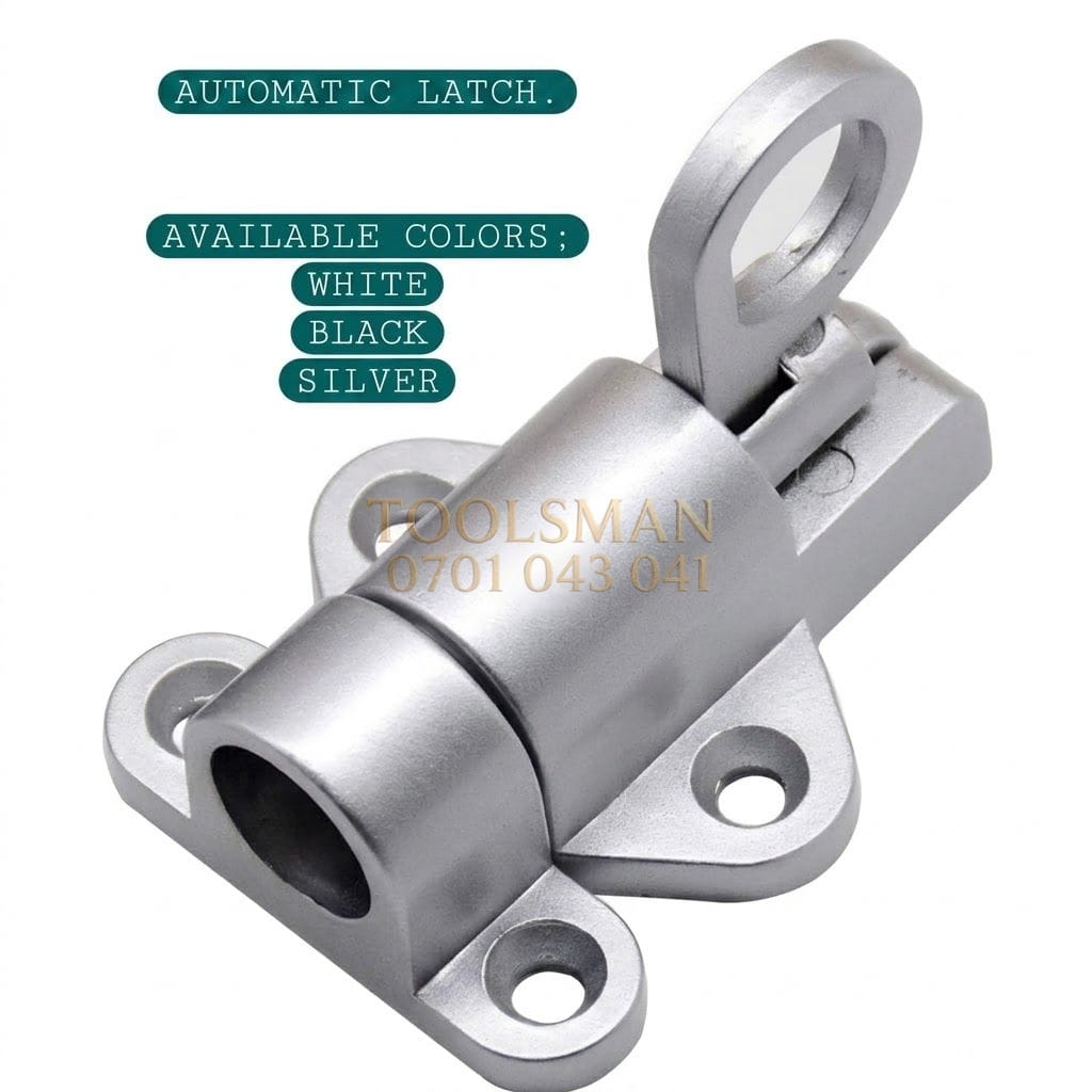 Aluminium alloy automatic spring door latch bolt