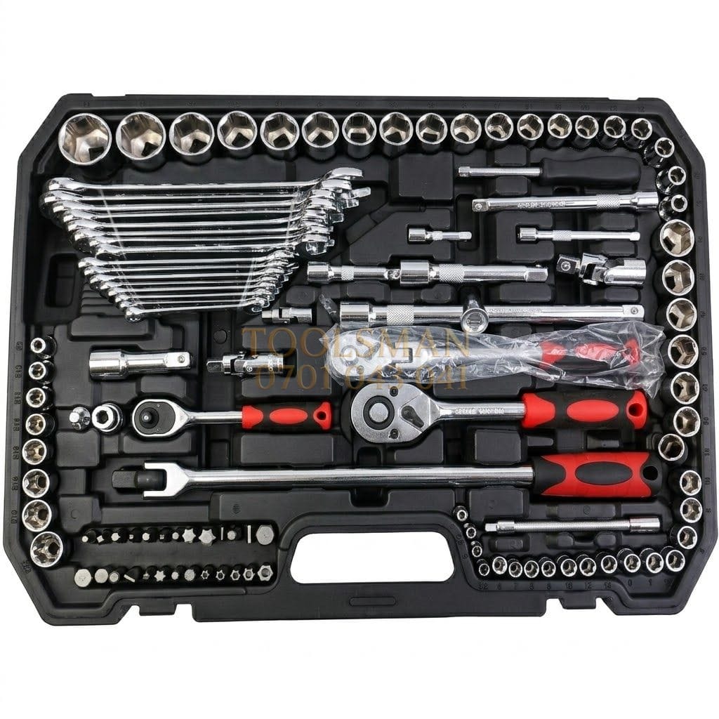 generic 142+2 Srunv 144pc Professional Chrome Vanadium Mechanic Tool Box Set — tool sets, available in Nairobi
