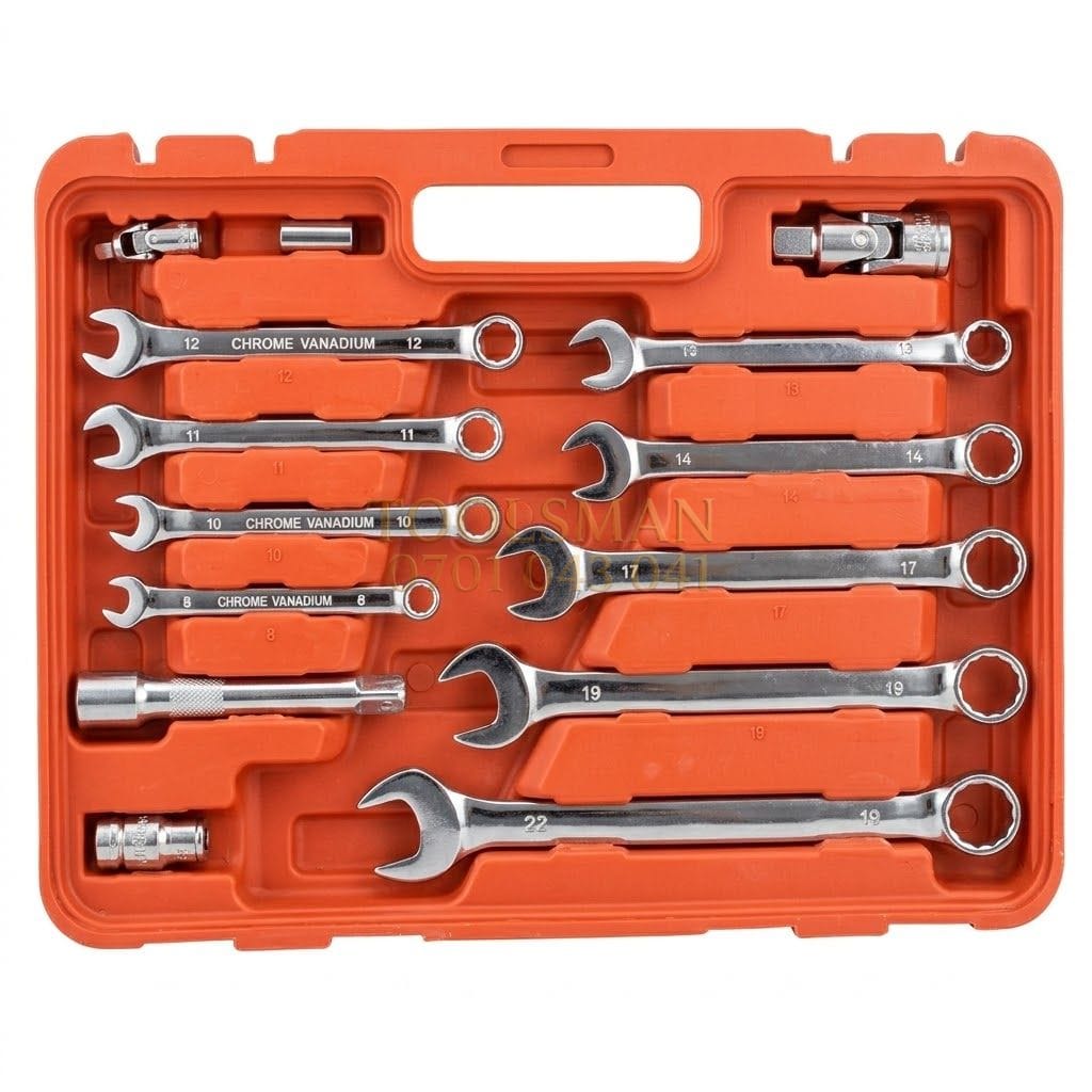 generic 82 Pcs Chrome Vanadium Steel Mechanic Socket Wrench Tool Box Kit — tool sets, available in Nairobi