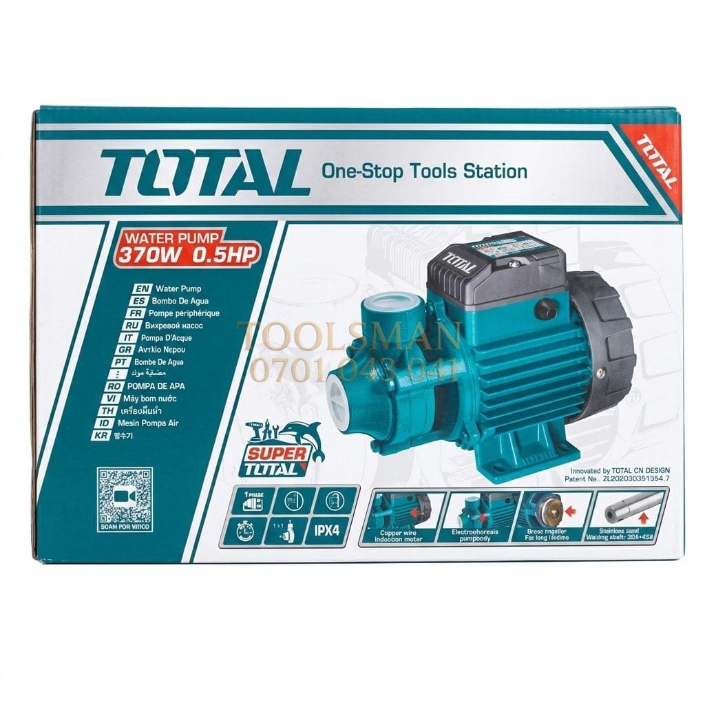 generic Total 370W 0.5HP Industrial Domestic Peripheral Water Pump — booster pumps, available in Nairobi