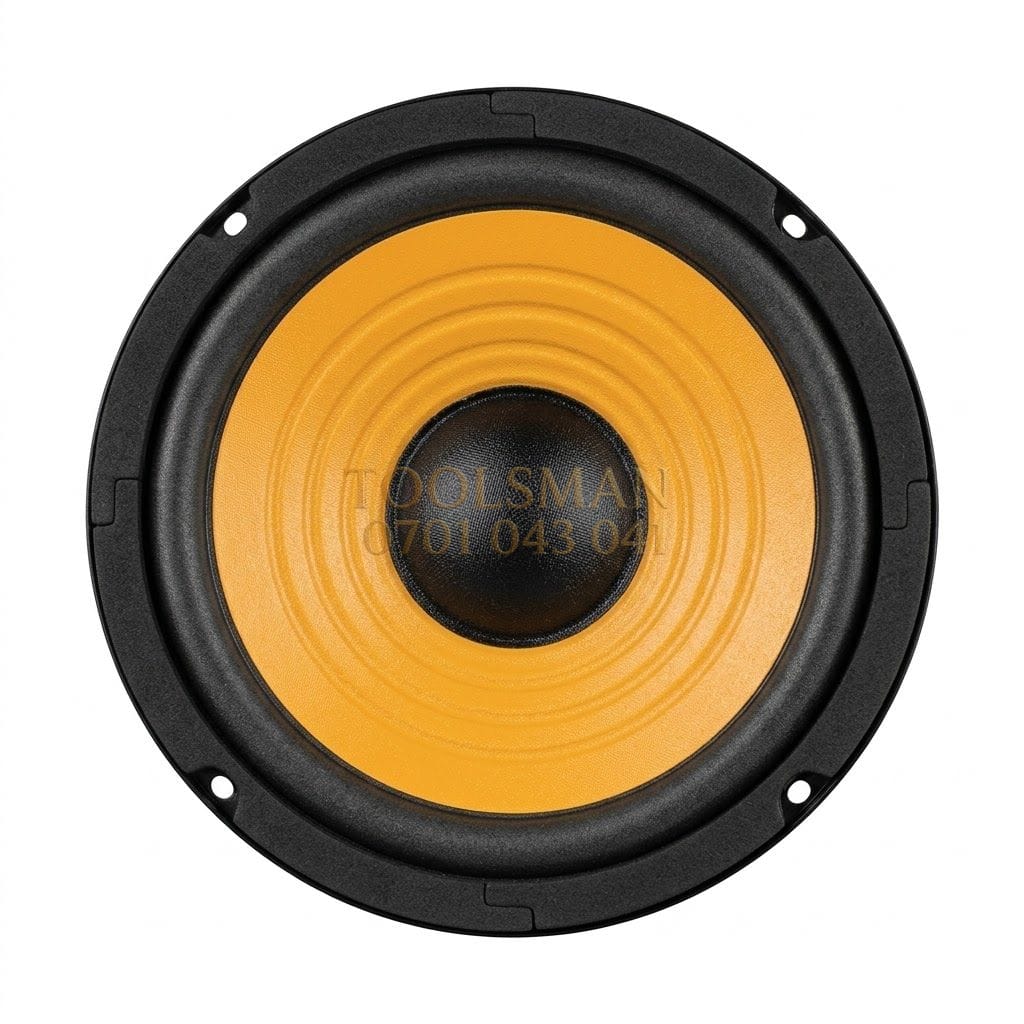 generic Yellow Cone 6" Car Audio Speaker Mid-Bass Performance Woofer — car speakers tweeters, available in Nairobi